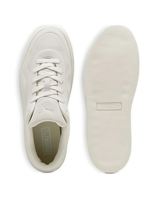 PUMA White Ca Luxe Elevated Sneakers