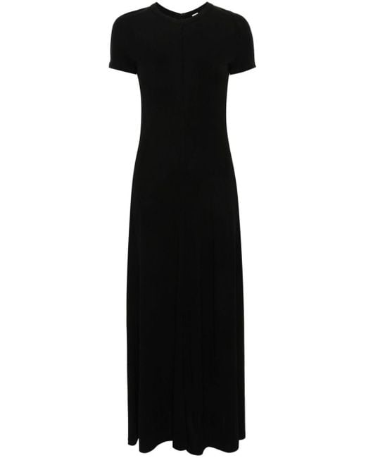 Totême  Jersey Maxi-jurk in het Black