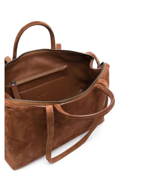 Marsèll Brown 4 Dritta Suede Tote Bag