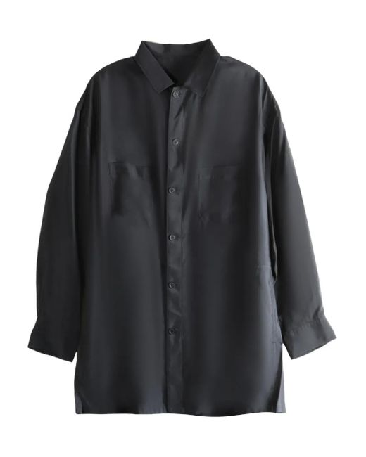 Yohji Yamamoto メンズ ブラック ダブルポケット シャツの通販はau PAY