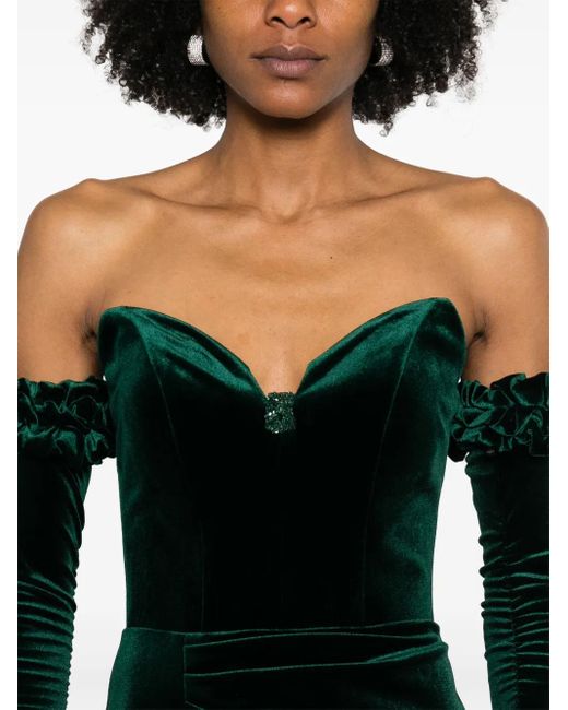 Cristallini Black Brigitte Maxi Dress