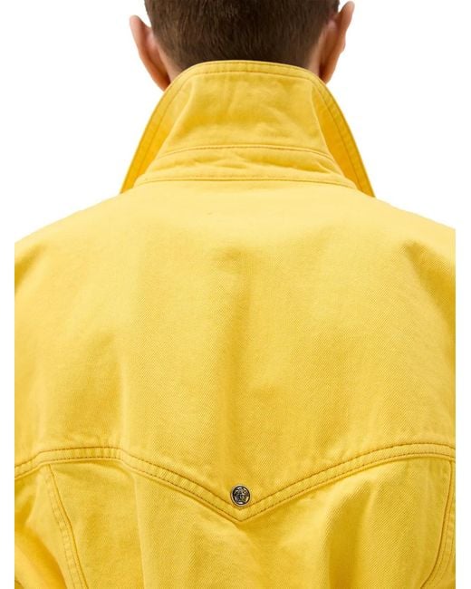 Versace Denim Blouson in het Yellow