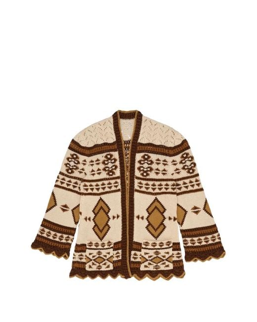 Fortela Metallic Lalie Pocket Cardigan