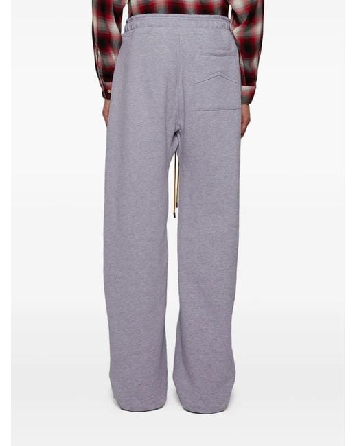 Rhude Gray Classique Track Pants for men