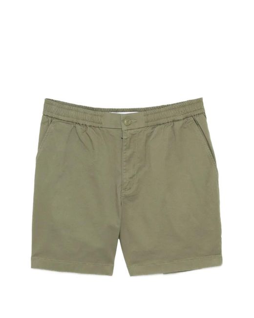 Lacoste Green Short À Effet Délavé for men