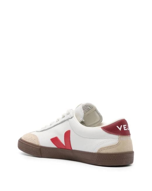 Veja Pink Volley O.T. Leather Sneakers for men