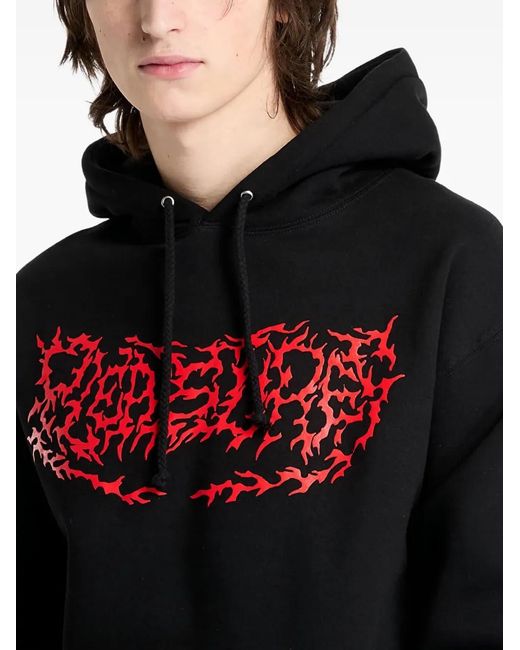 Pleasures Black Off Road Hoodie for men