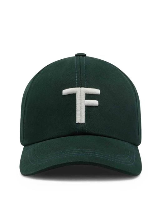 メンズ Tom Ford Logo-embroidered Baseball Cap Green