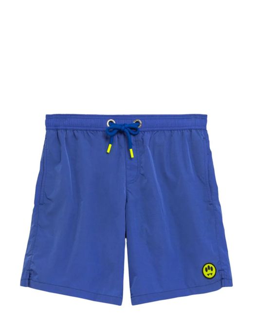 Barrow Badeshorts Mit Logo-Print in Blue für Herren