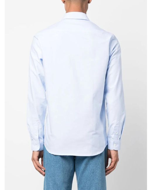 A.P.C. White Fox Head Milano Wool Cardigan for men