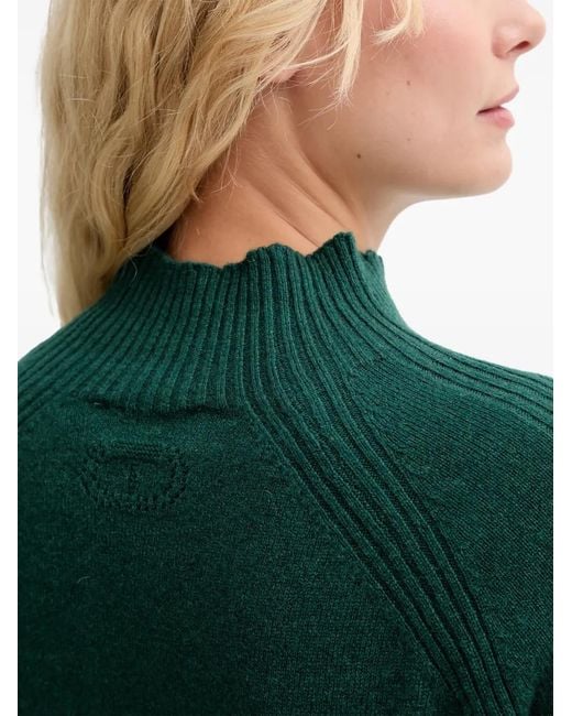 Twinset Green Turtleneck Sweater