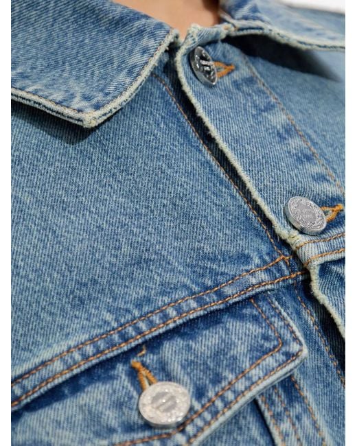 Vetements Denim Jack in het Blue