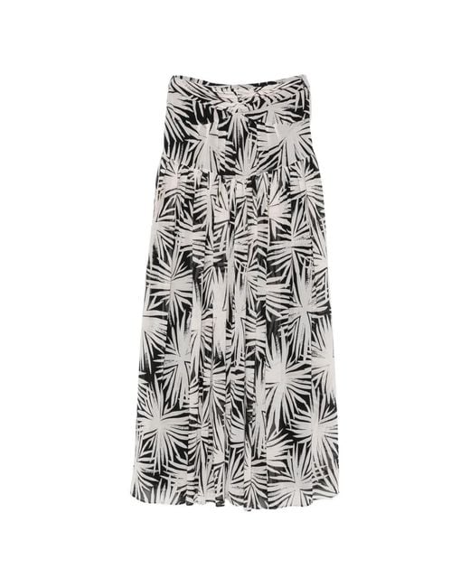 Diane von Furstenberg White Amira Maxi Skirt