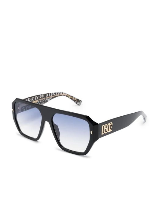 DSquared² Blue D20128S Pilot-Frame Sunglasses for men