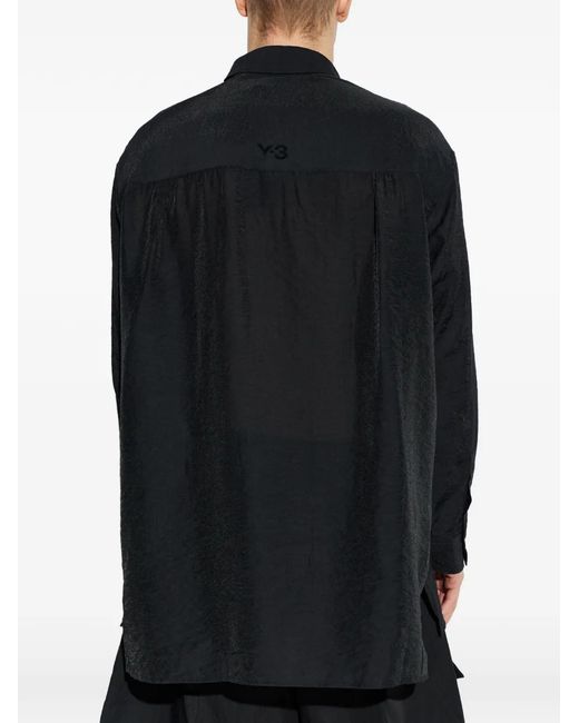 Y-3 Black Flap-Pocket Shirt for men