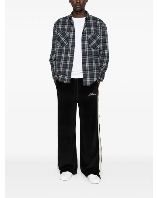 Amiri Black Bones Track Pants for men