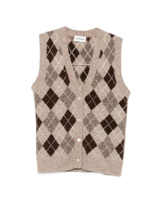 P.A.R.O.S.H. Natural V-Neck Vest