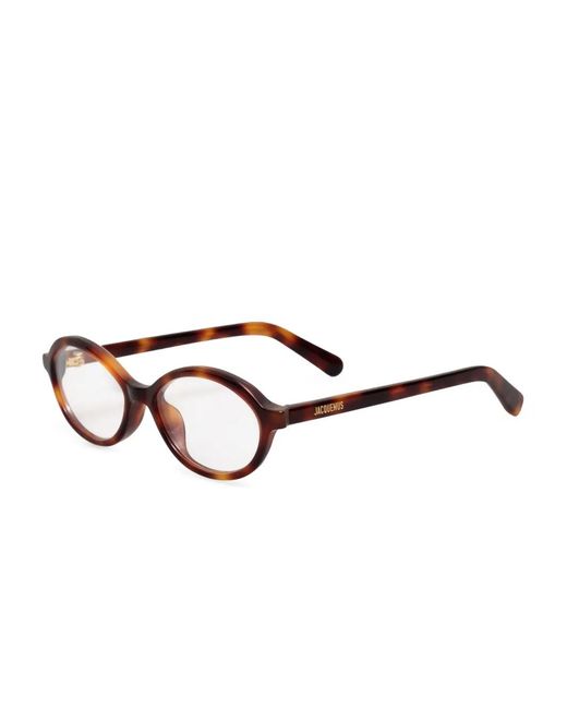 Jacquemus Natural Oval-Frame Glasses
