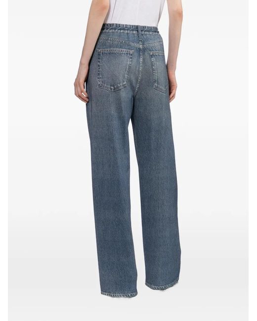 Rag & Bone Blue Pantalon De Jogging Miramar À Coupe Ample En Éponge