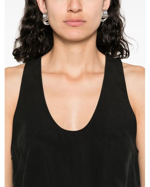 Totême  Black Jersey Tank Top