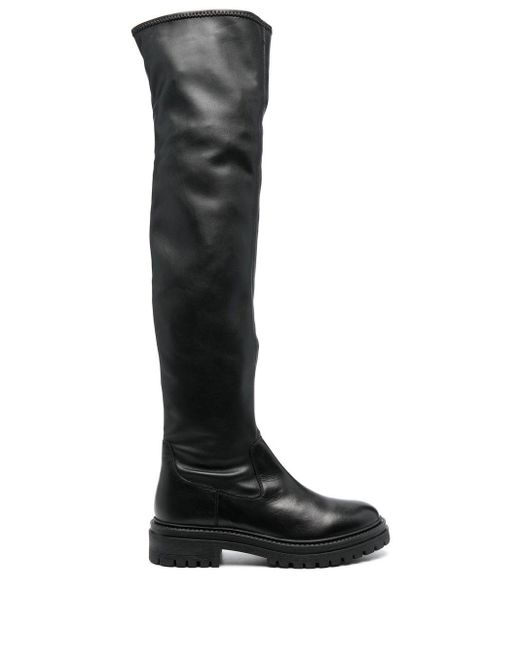 Geox Iridea 50mm Over-the-knee Boots in Black | Lyst Canada
