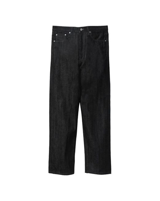 Neighborhood Black Rigid Straight-Leg Jeans for men
