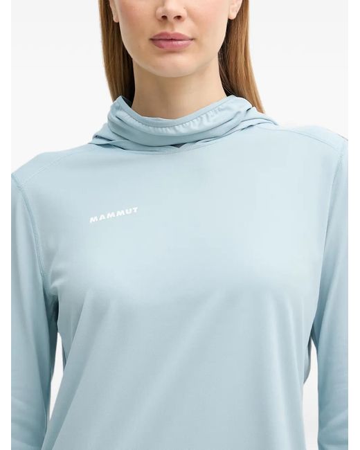 Mammut Blue Selun Fl Sun Performance Hoodie