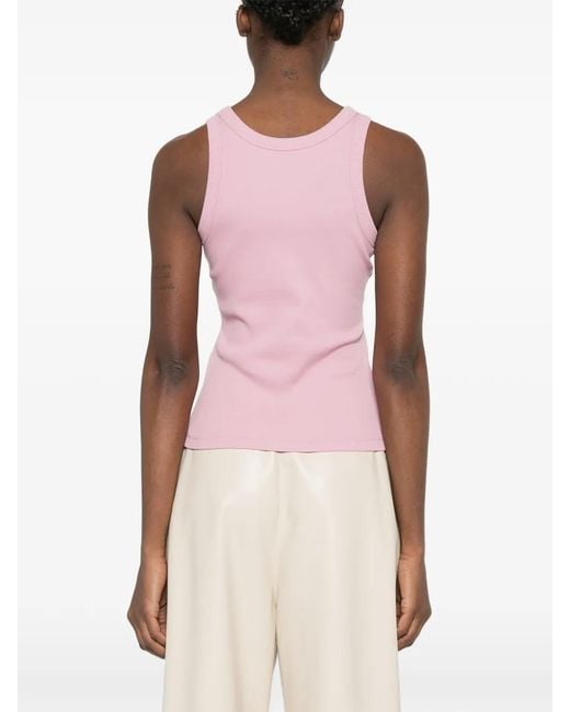 Nanushka Pink Slim Fit Tank Top