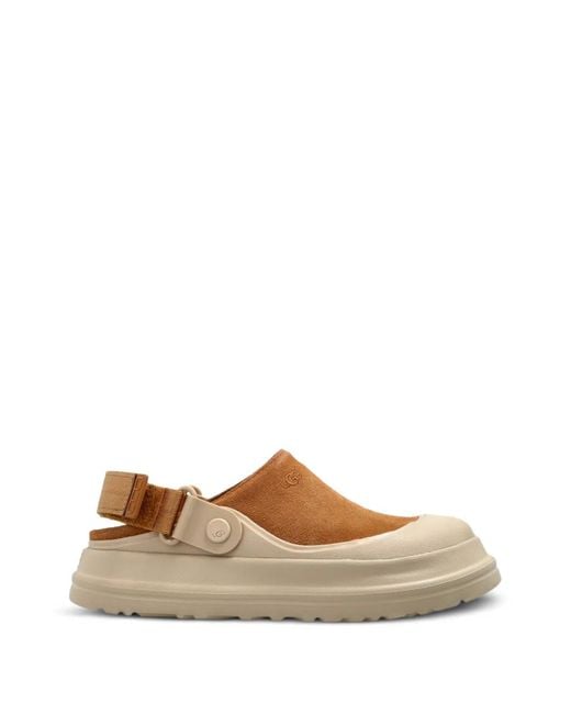 Ugg Brown Goldenglow Suede Clogs