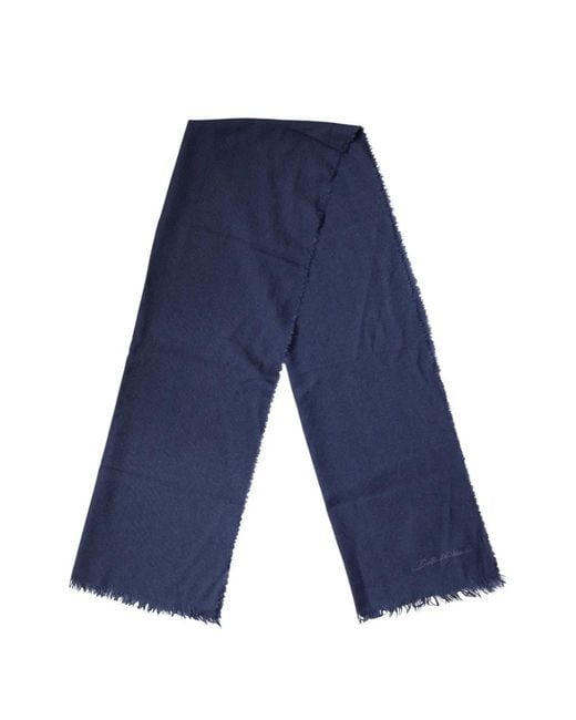 Sciarpa Con Ricamo di Dolce & Gabbana in Blue da Uomo