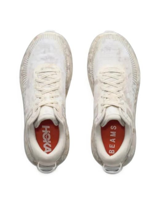 Hoka One One White X Beams Bondi 7 Sneakers