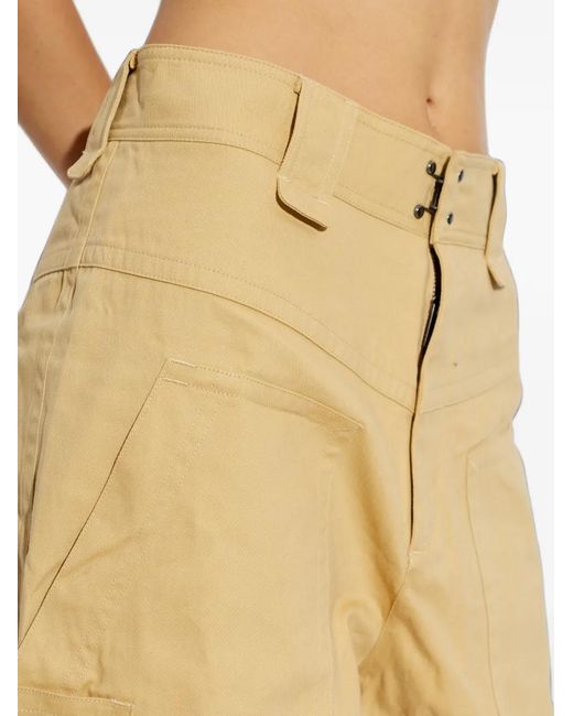 Isabel Marant Natural Rhil High-Waisted Trousers