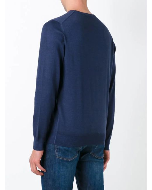 Pull En Laine Vierge D4.0 pour homme en coloris Blue