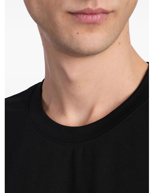 Attachment Black Cotton T-Shirt for men