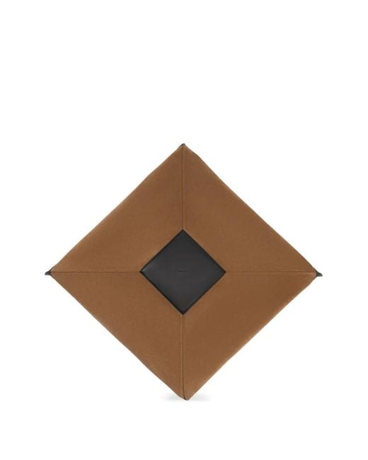 Yuzefi Brown Leather Tote Bag