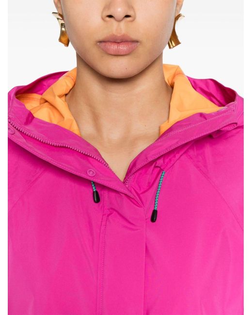 Save The Duck Pink Suki Hooded Raincoat