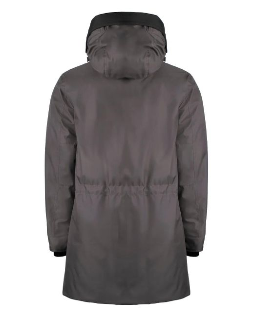 Moorer Black Fineo Parka for men