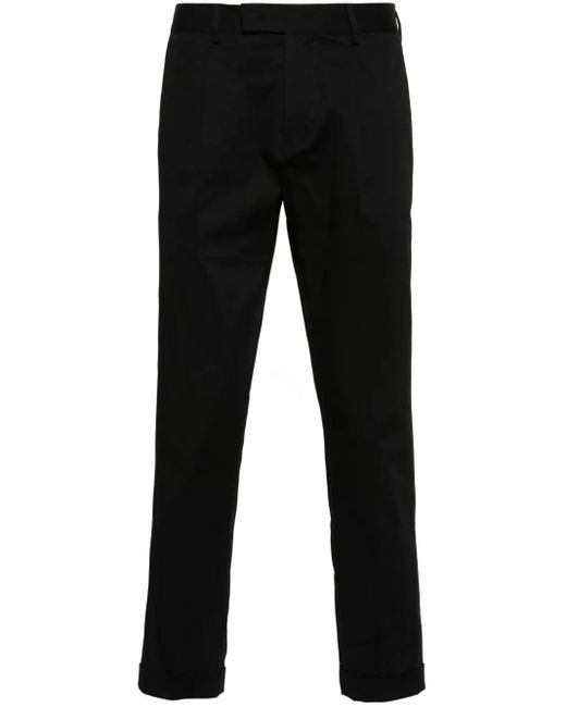 Low Brand Broek Met Geplooid Detail in het Black voor heren