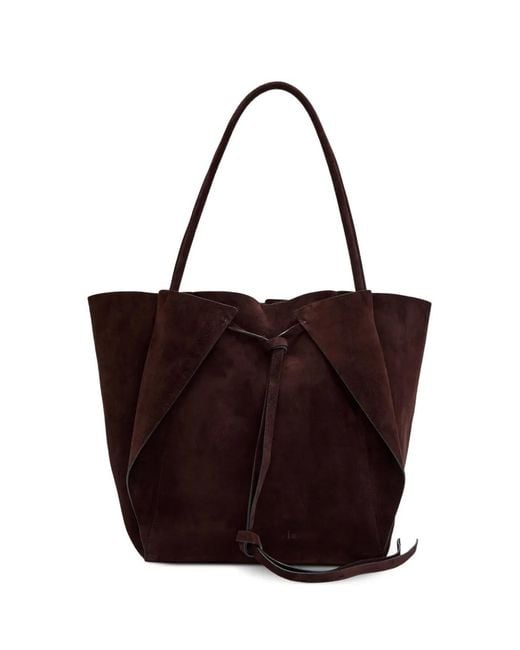 Gabriela Hearst Brown Marija Suede Tote Bag