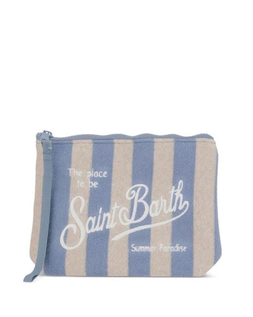 Mc2 Saint Barth Blue Aline Clutch Bag