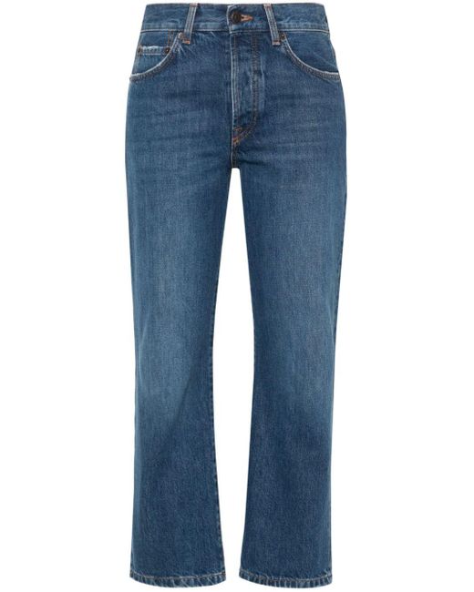 The Row Blue Lesley Straight-leg Jeans