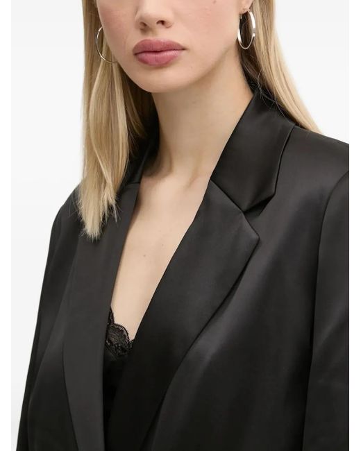 Karl Lagerfeld Black Single-Breasted Blazer