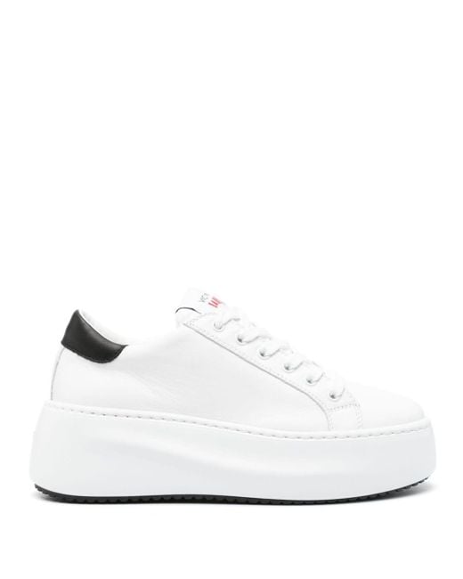 Vic Matié Sneakers Met Plateauzool in het White