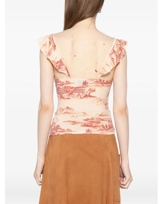Reformation Pink Lemmy Tank Top