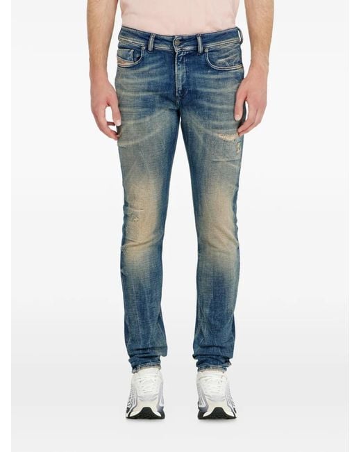 DIESEL Blue Skinny Jeans Low Waist 1979 Sleenker for men