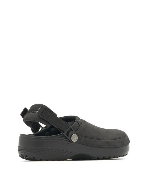 CROCSTM Black Sling-Back Strap Mules