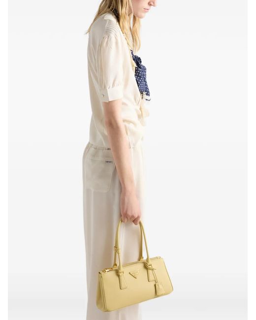 Prada Marocain Blouse in het White