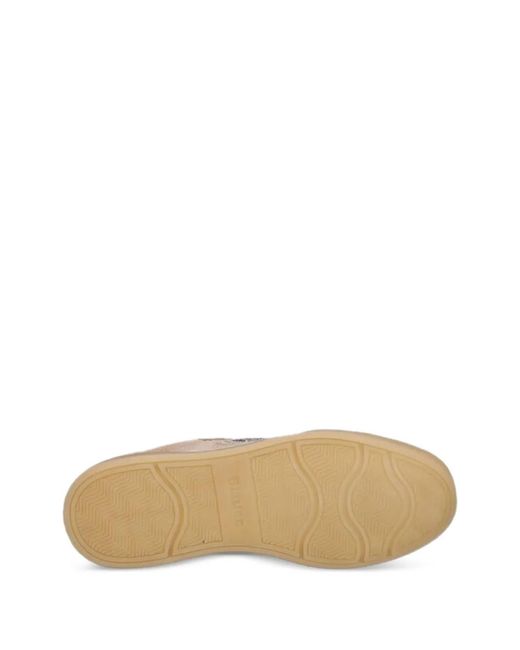 Blauer Natural Scalloped Logo Sneakers