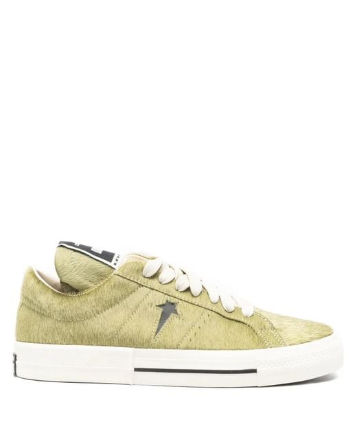 Rick Owens Metallic X Converse One Star Pro Ox Low-Top Sneakers