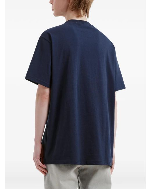 Chocoolate Blue Bear-Patch T-Shirt for men
